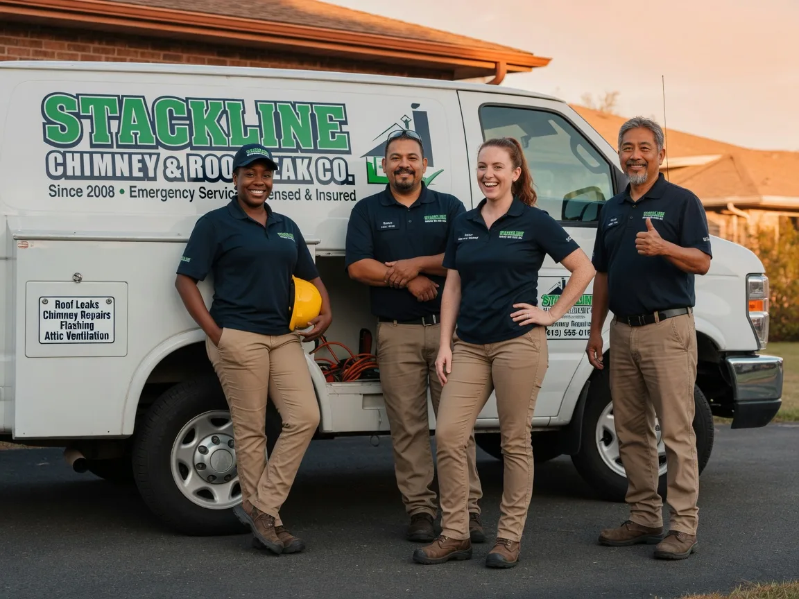 Chimney flashing repair company in University Park, TX